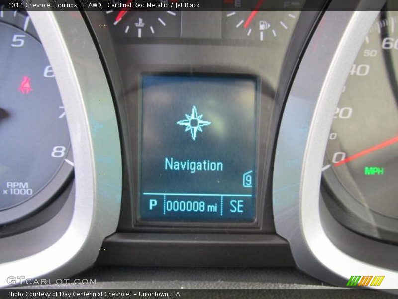 Cardinal Red Metallic / Jet Black 2012 Chevrolet Equinox LT AWD