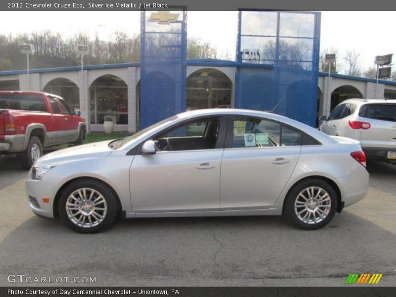 Silver Ice Metallic / Jet Black 2012 Chevrolet Cruze Eco