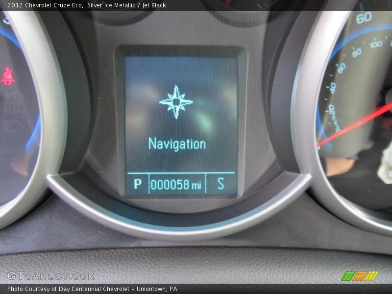 Silver Ice Metallic / Jet Black 2012 Chevrolet Cruze Eco