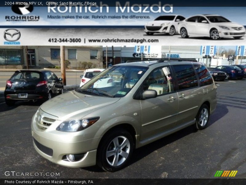 Cosmic Sand Metallic / Beige 2004 Mazda MPV LX