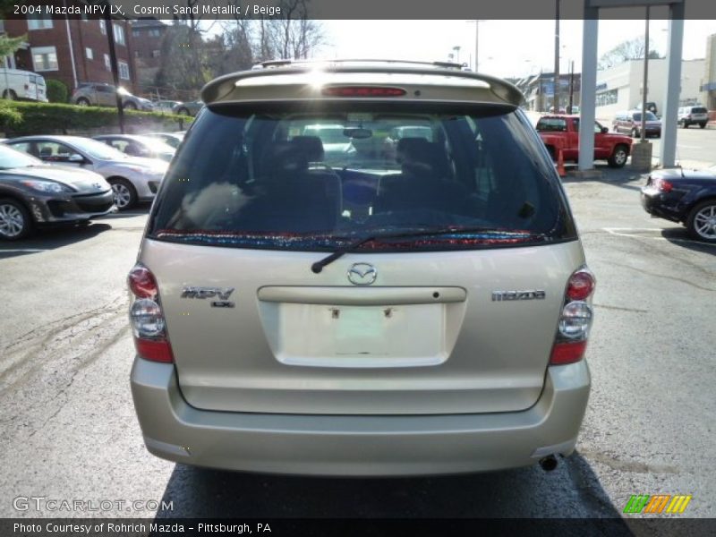 Cosmic Sand Metallic / Beige 2004 Mazda MPV LX