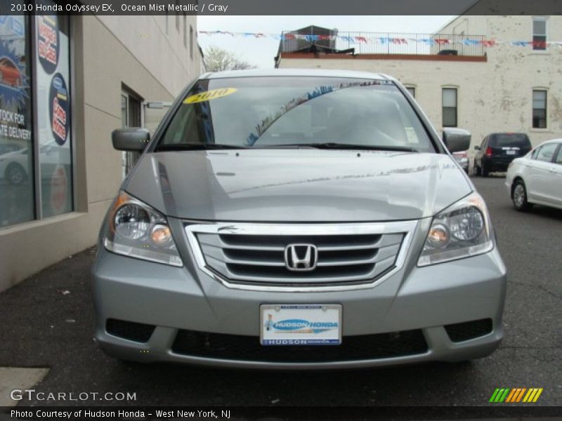 Ocean Mist Metallic / Gray 2010 Honda Odyssey EX