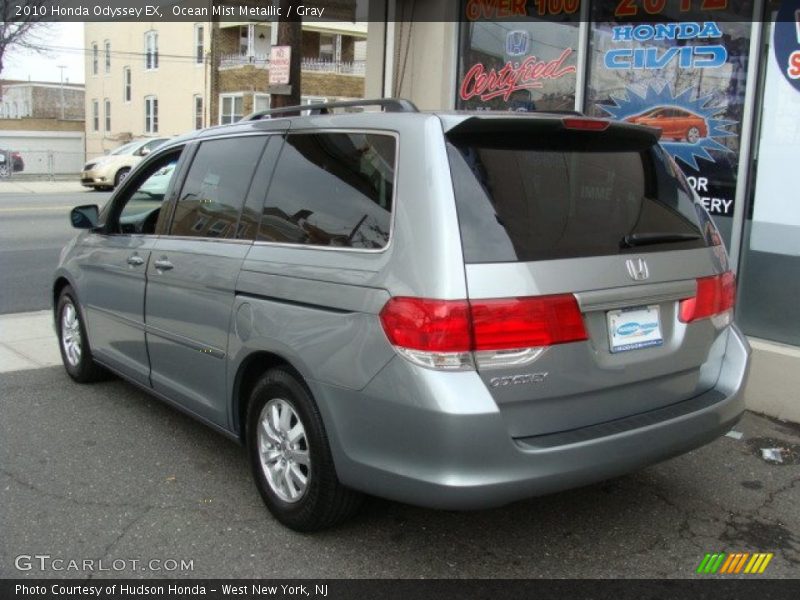 Ocean Mist Metallic / Gray 2010 Honda Odyssey EX