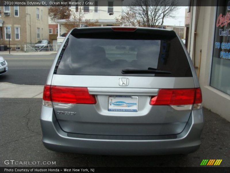 Ocean Mist Metallic / Gray 2010 Honda Odyssey EX