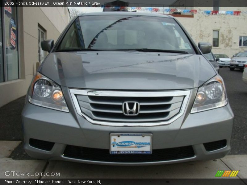 Ocean Mist Metallic / Gray 2009 Honda Odyssey EX