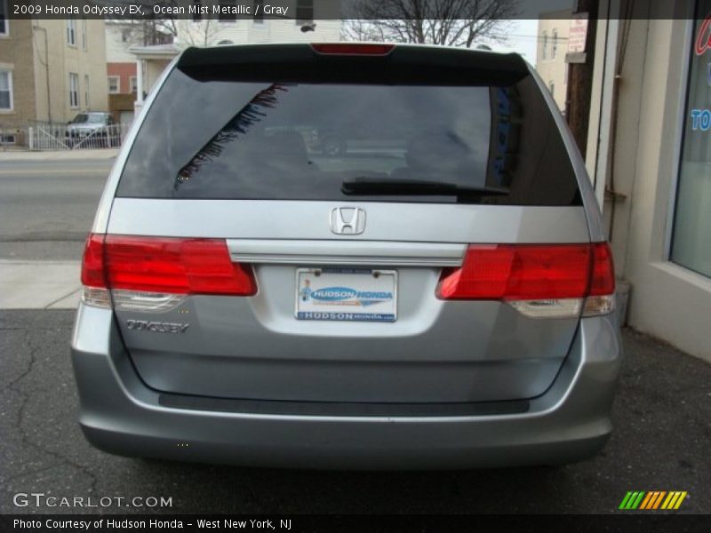 Ocean Mist Metallic / Gray 2009 Honda Odyssey EX