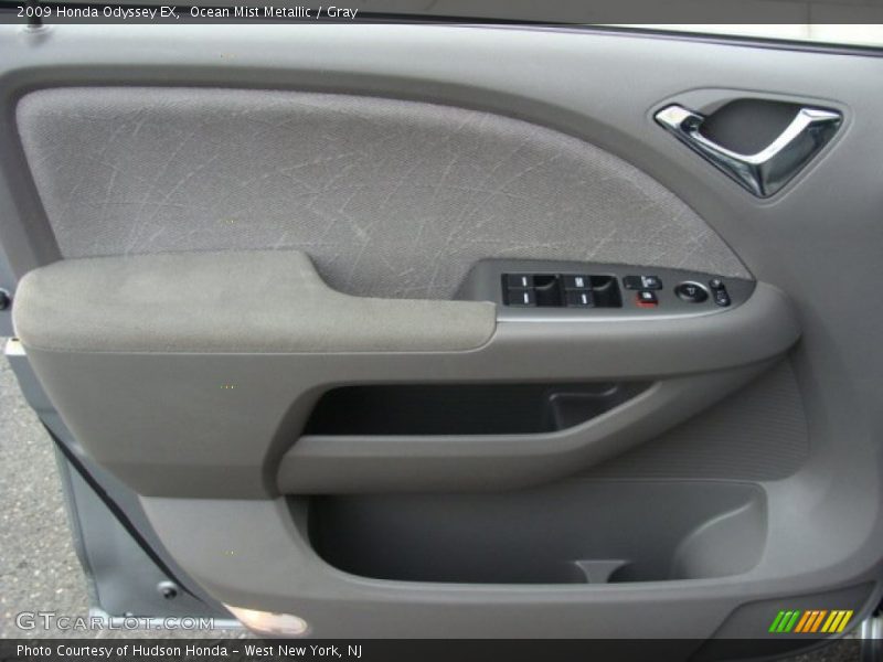 Ocean Mist Metallic / Gray 2009 Honda Odyssey EX