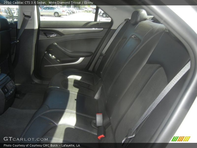 White Diamond Tricoat / Ebony 2010 Cadillac CTS 3.6 Sedan
