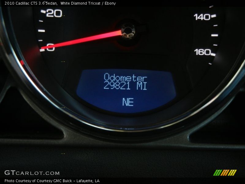 White Diamond Tricoat / Ebony 2010 Cadillac CTS 3.6 Sedan