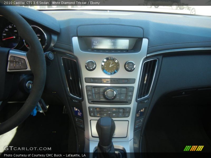 White Diamond Tricoat / Ebony 2010 Cadillac CTS 3.6 Sedan