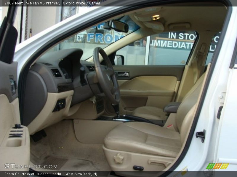 Oxford White / Camel 2007 Mercury Milan V6 Premier