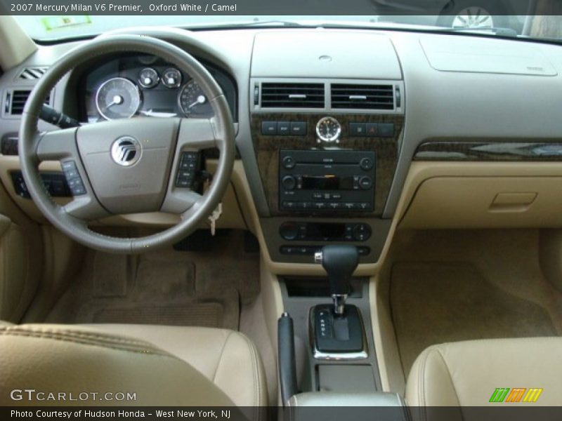 Oxford White / Camel 2007 Mercury Milan V6 Premier