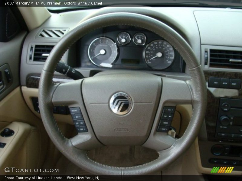 Oxford White / Camel 2007 Mercury Milan V6 Premier