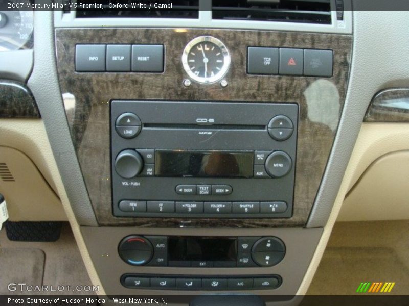 Oxford White / Camel 2007 Mercury Milan V6 Premier
