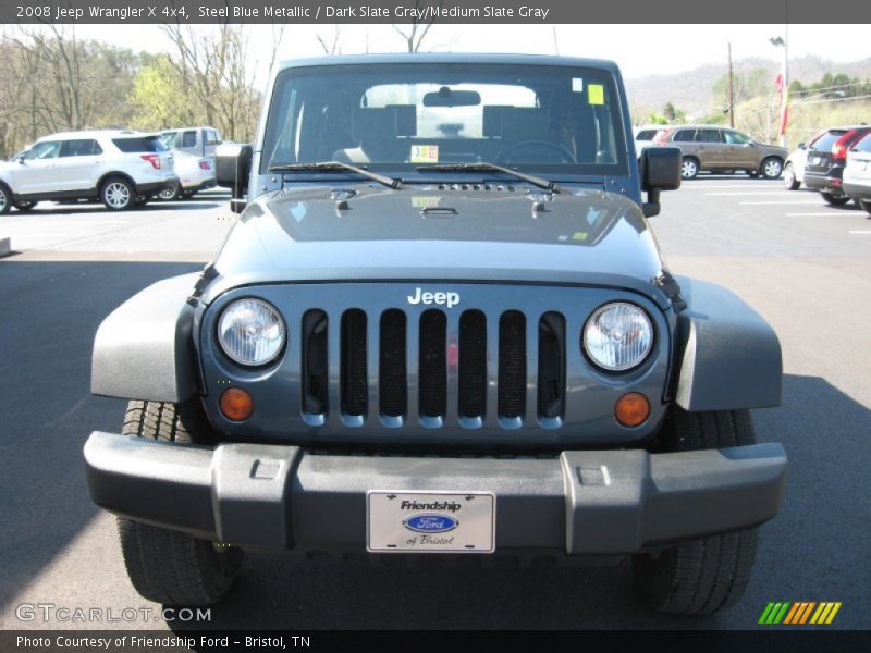 Steel Blue Metallic / Dark Slate Gray/Medium Slate Gray 2008 Jeep Wrangler X 4x4