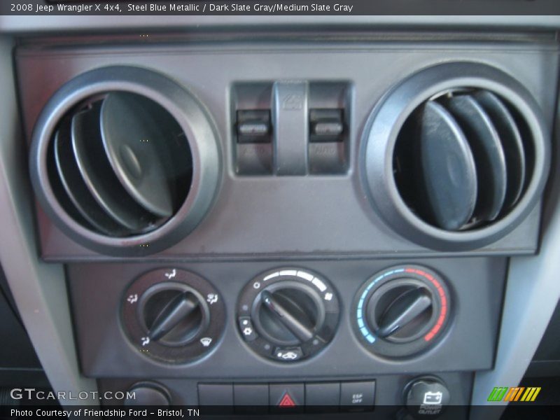 Steel Blue Metallic / Dark Slate Gray/Medium Slate Gray 2008 Jeep Wrangler X 4x4