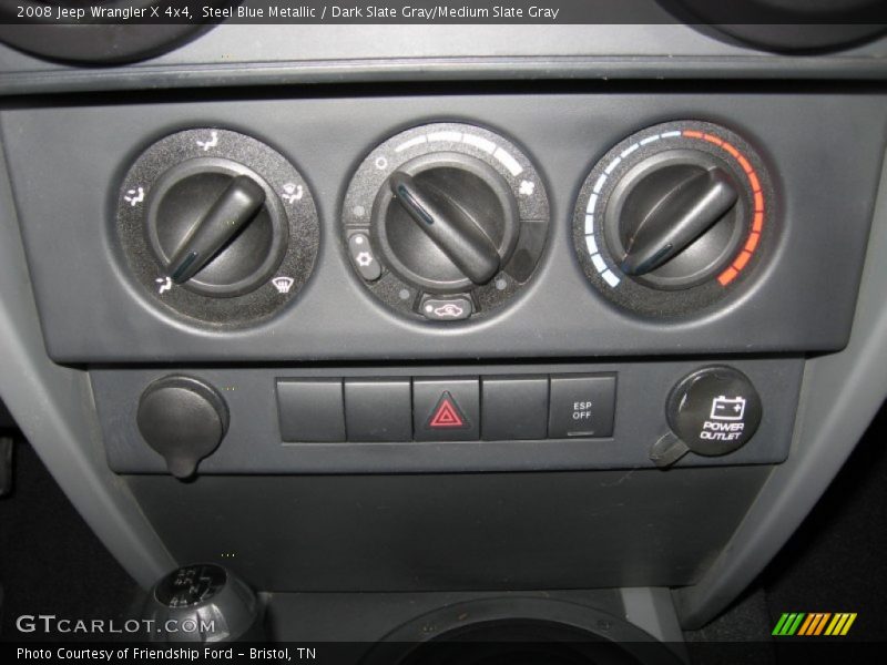 Steel Blue Metallic / Dark Slate Gray/Medium Slate Gray 2008 Jeep Wrangler X 4x4