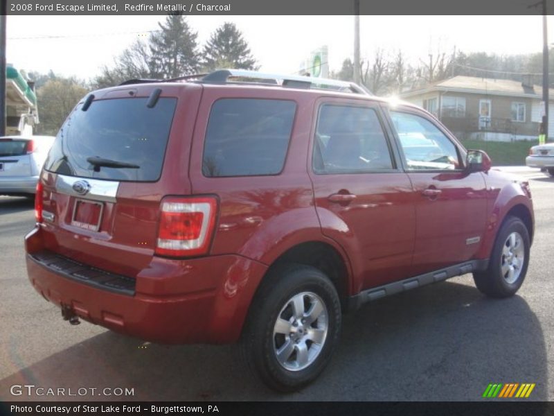 Redfire Metallic / Charcoal 2008 Ford Escape Limited