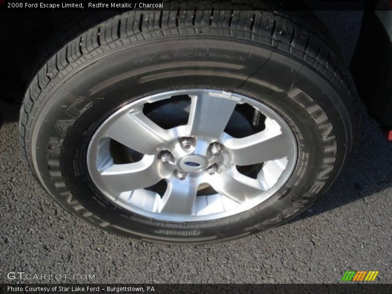 Redfire Metallic / Charcoal 2008 Ford Escape Limited