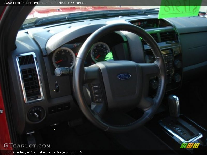 Redfire Metallic / Charcoal 2008 Ford Escape Limited