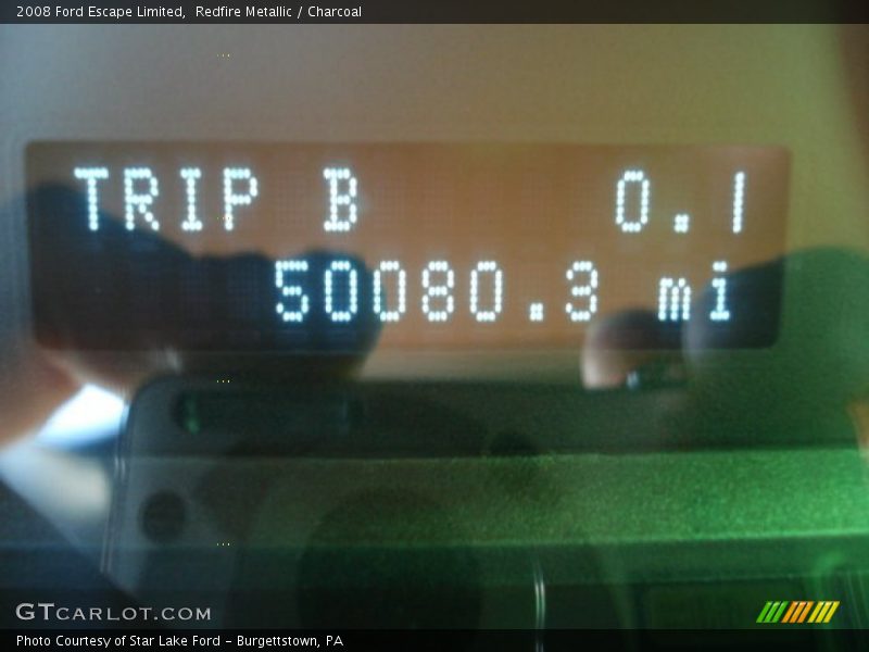 Redfire Metallic / Charcoal 2008 Ford Escape Limited