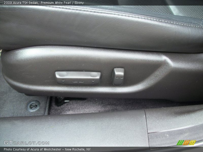 Premium White Pearl / Ebony 2009 Acura TSX Sedan