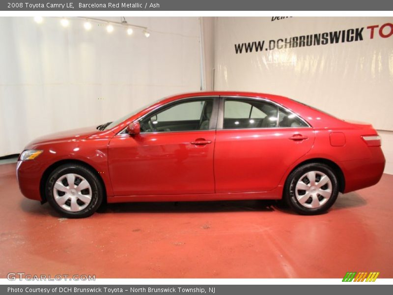 Barcelona Red Metallic / Ash 2008 Toyota Camry LE