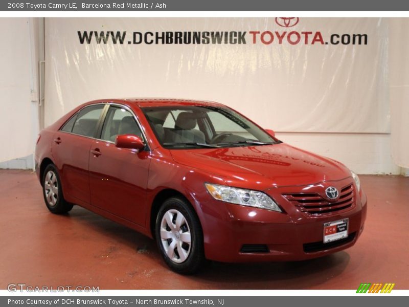 Barcelona Red Metallic / Ash 2008 Toyota Camry LE