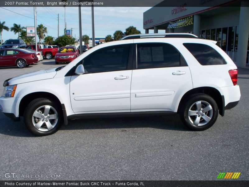 Bright White / Ebony/Cashmere 2007 Pontiac Torrent