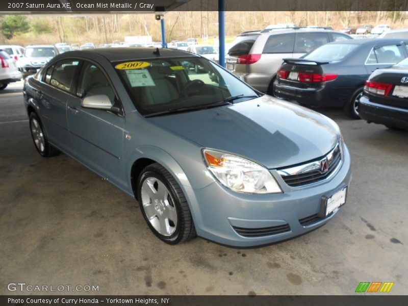 Ocean Mist Metallic / Gray 2007 Saturn Aura XE