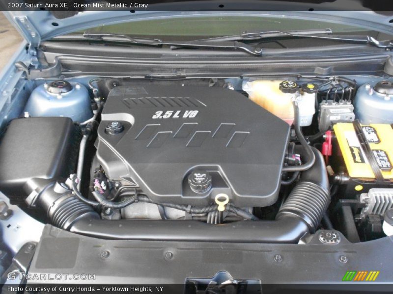Ocean Mist Metallic / Gray 2007 Saturn Aura XE