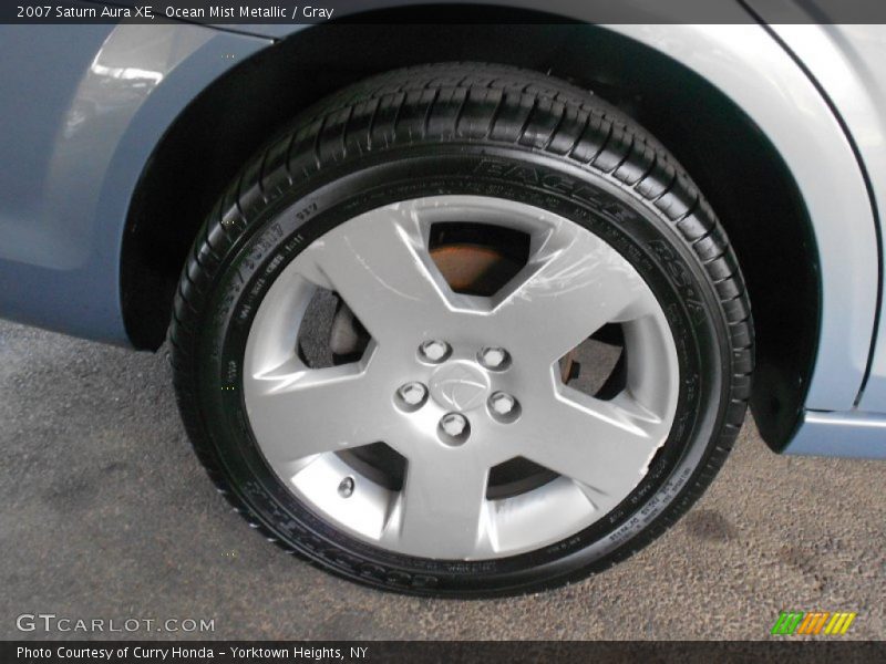Ocean Mist Metallic / Gray 2007 Saturn Aura XE