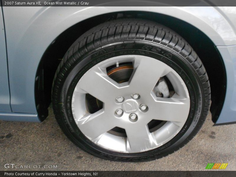 Ocean Mist Metallic / Gray 2007 Saturn Aura XE