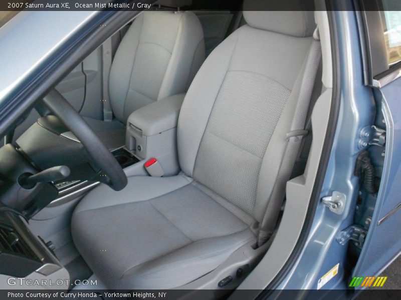 Ocean Mist Metallic / Gray 2007 Saturn Aura XE