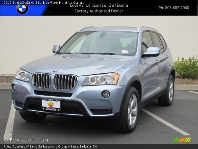 Blue Water Metallic / Oyster 2012 BMW X3 xDrive 28i