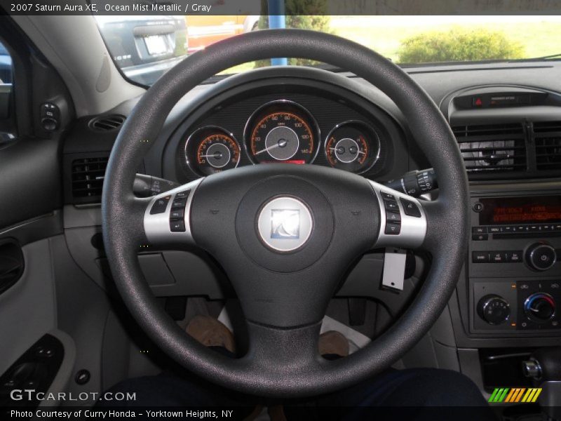Ocean Mist Metallic / Gray 2007 Saturn Aura XE