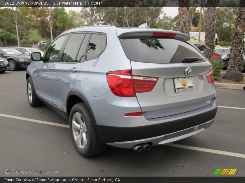 Blue Water Metallic / Oyster 2012 BMW X3 xDrive 28i