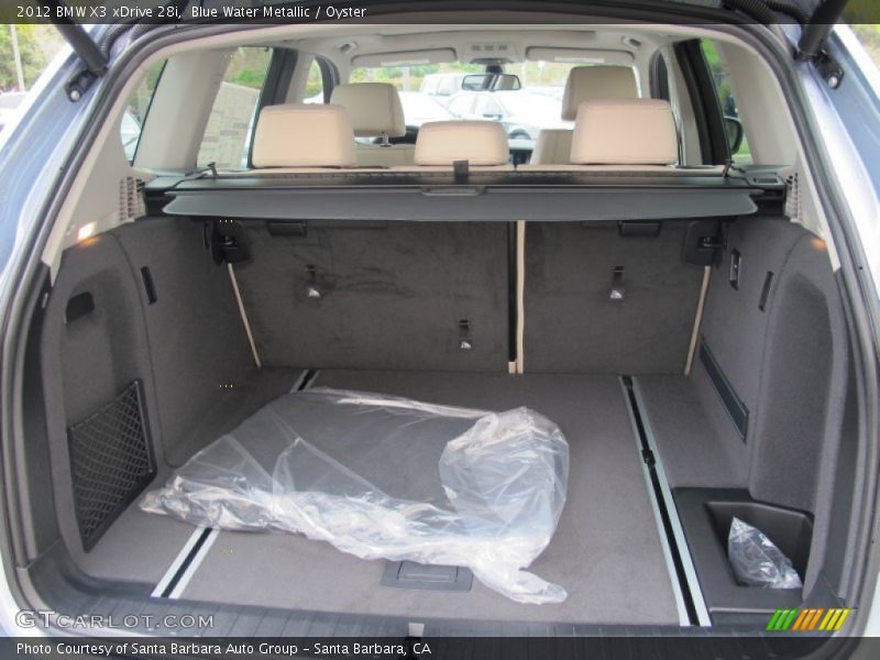 Blue Water Metallic / Oyster 2012 BMW X3 xDrive 28i