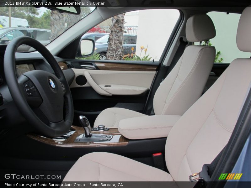 Blue Water Metallic / Oyster 2012 BMW X3 xDrive 28i