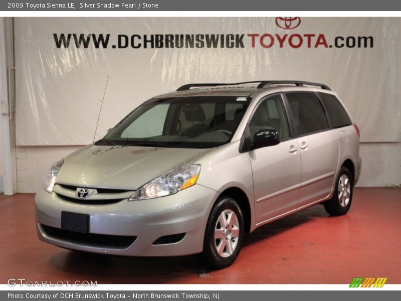 Silver Shadow Pearl / Stone 2009 Toyota Sienna LE