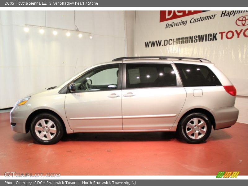 Silver Shadow Pearl / Stone 2009 Toyota Sienna LE