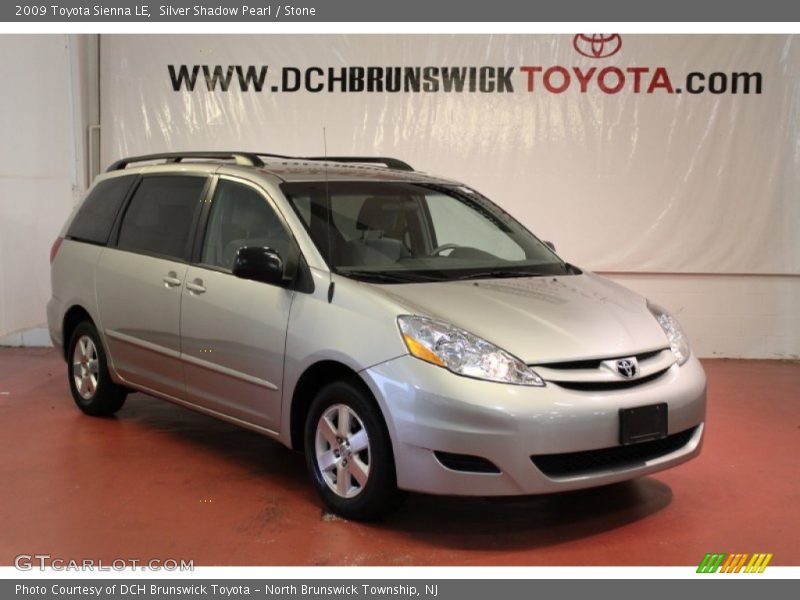 Silver Shadow Pearl / Stone 2009 Toyota Sienna LE