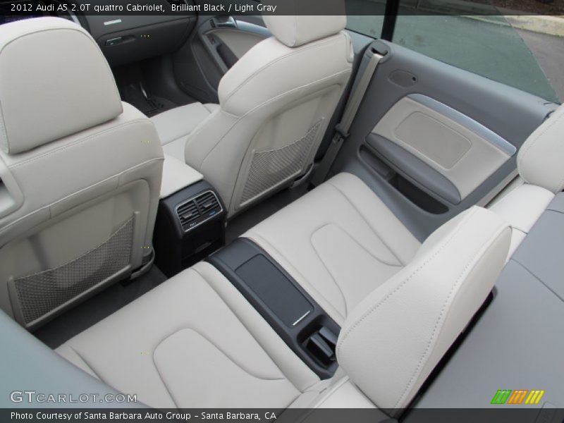 Rear Seat of 2012 A5 2.0T quattro Cabriolet