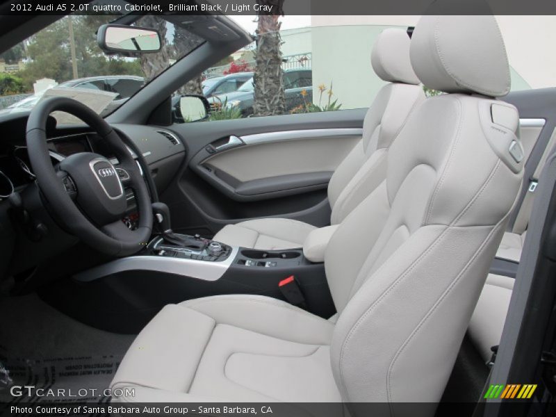  2012 A5 2.0T quattro Cabriolet Light Gray Interior