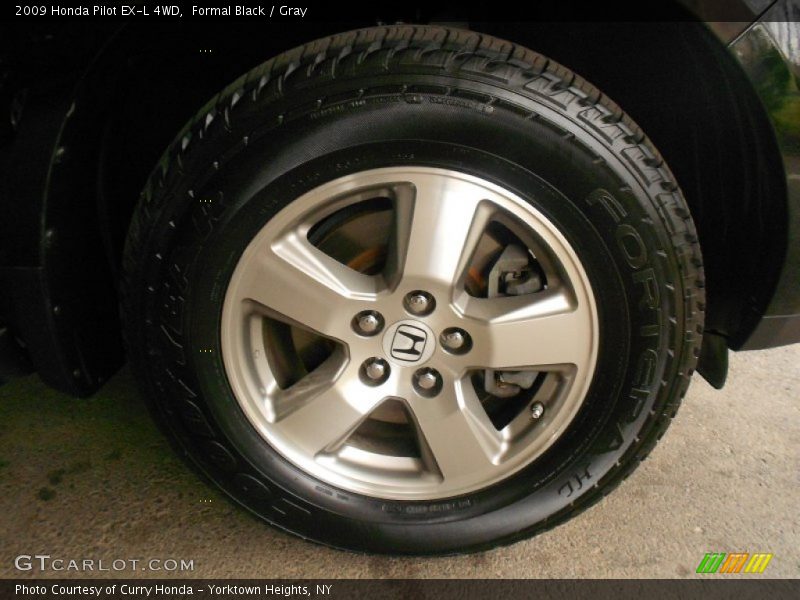 Formal Black / Gray 2009 Honda Pilot EX-L 4WD
