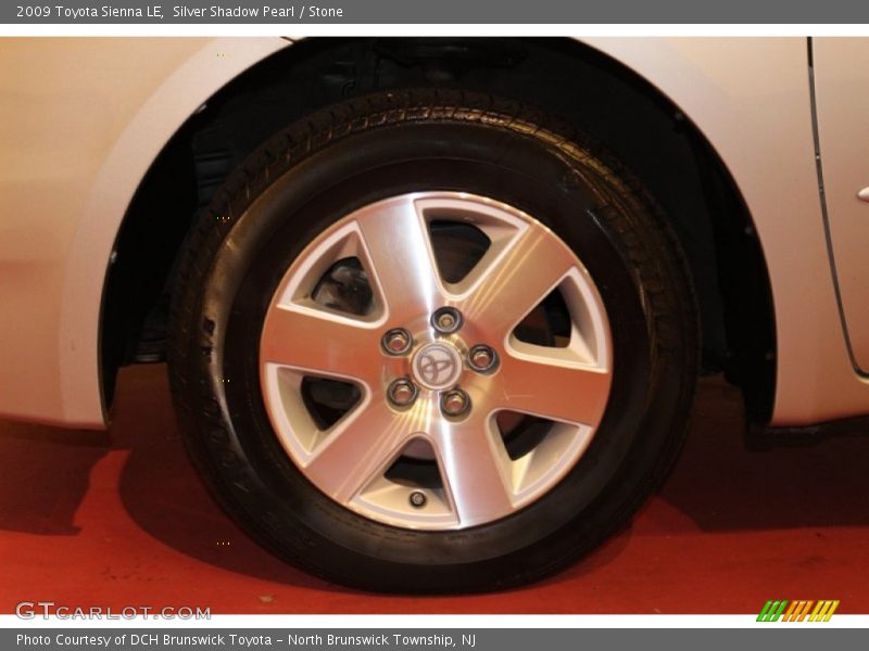 Silver Shadow Pearl / Stone 2009 Toyota Sienna LE