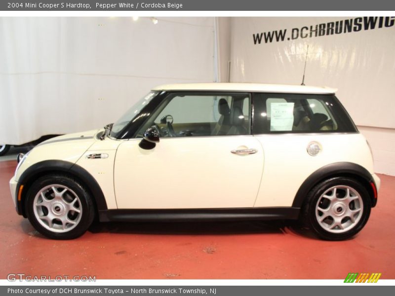 Pepper White / Cordoba Beige 2004 Mini Cooper S Hardtop