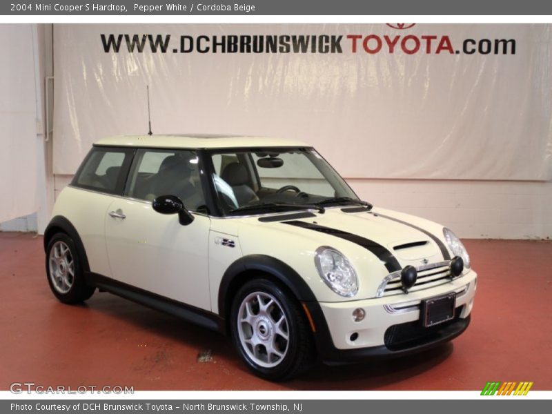 Pepper White / Cordoba Beige 2004 Mini Cooper S Hardtop