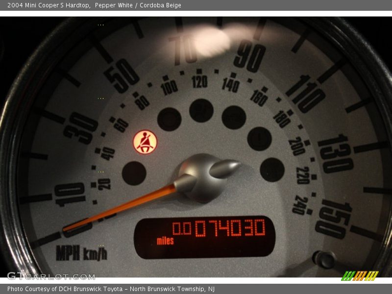 Pepper White / Cordoba Beige 2004 Mini Cooper S Hardtop