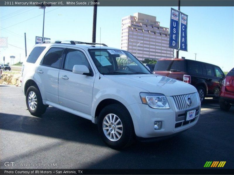 White Suede / Stone 2011 Mercury Mariner Premier V6